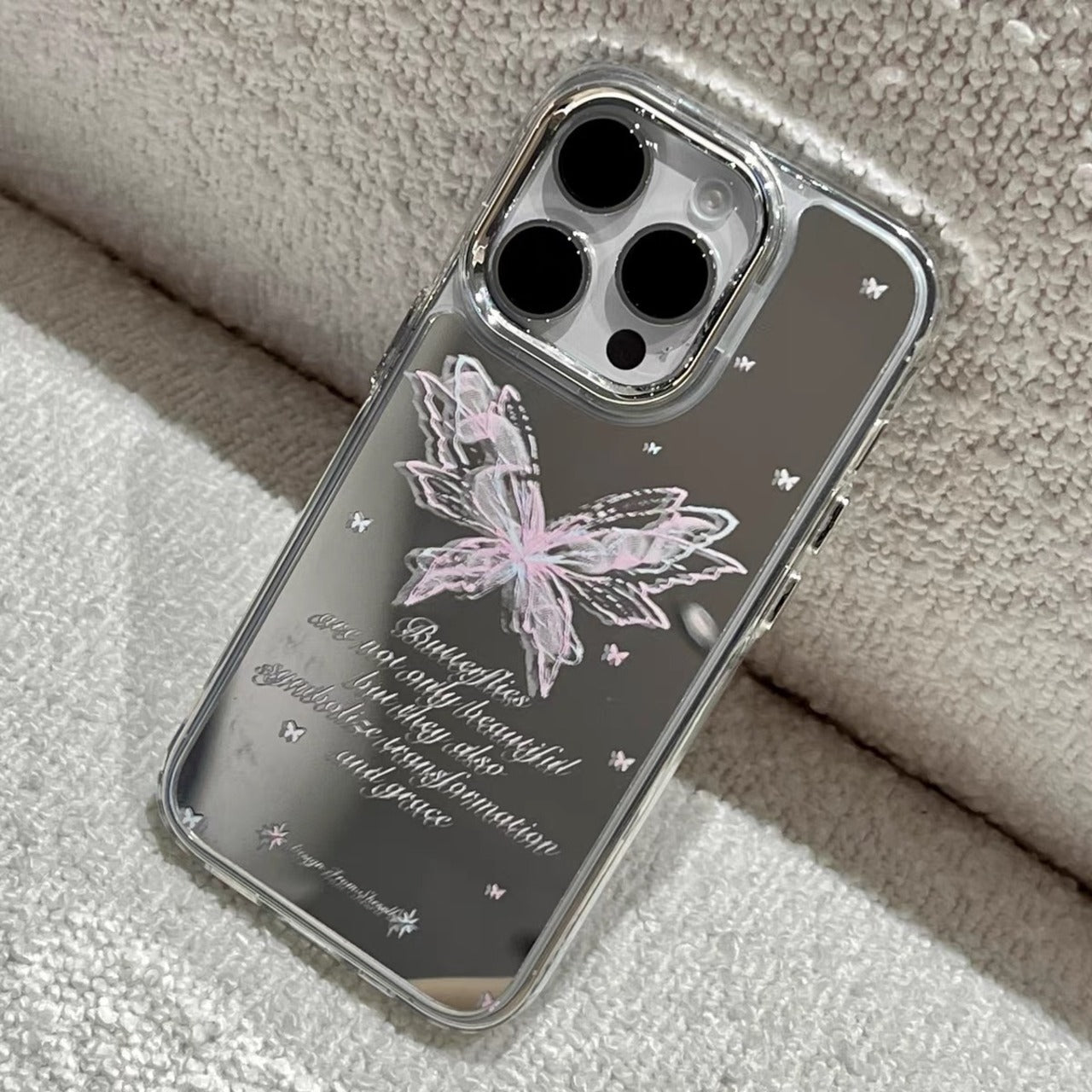 ”Butterfly Effect” Mirror iPhone Case ”バタフライエフェクト”ミラーiPhoneケース R01387