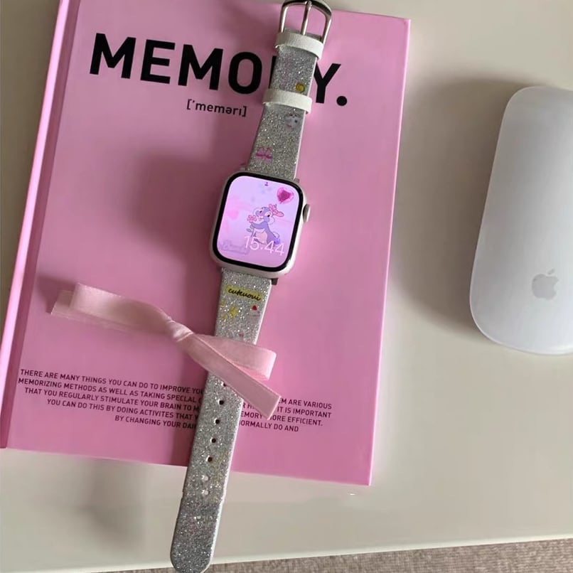 Silver Rabbit Apple Watch Band シルバーラビットApple Watch バンド R01405