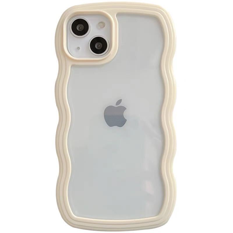 Wave Flame Colorful Clear iPhone case ウェーブフレームカラフルiPhoneケース R01221