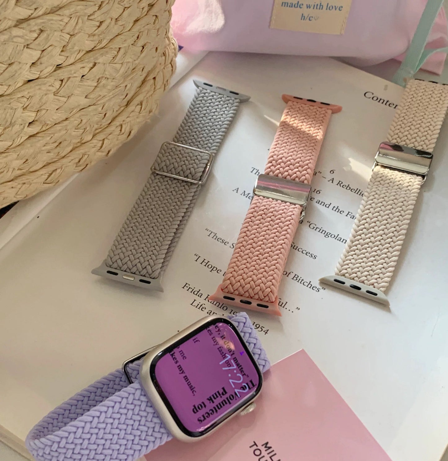 Colorful Nylon Apple Watch Band カラフルナイロンAppleWatchバンド R02091