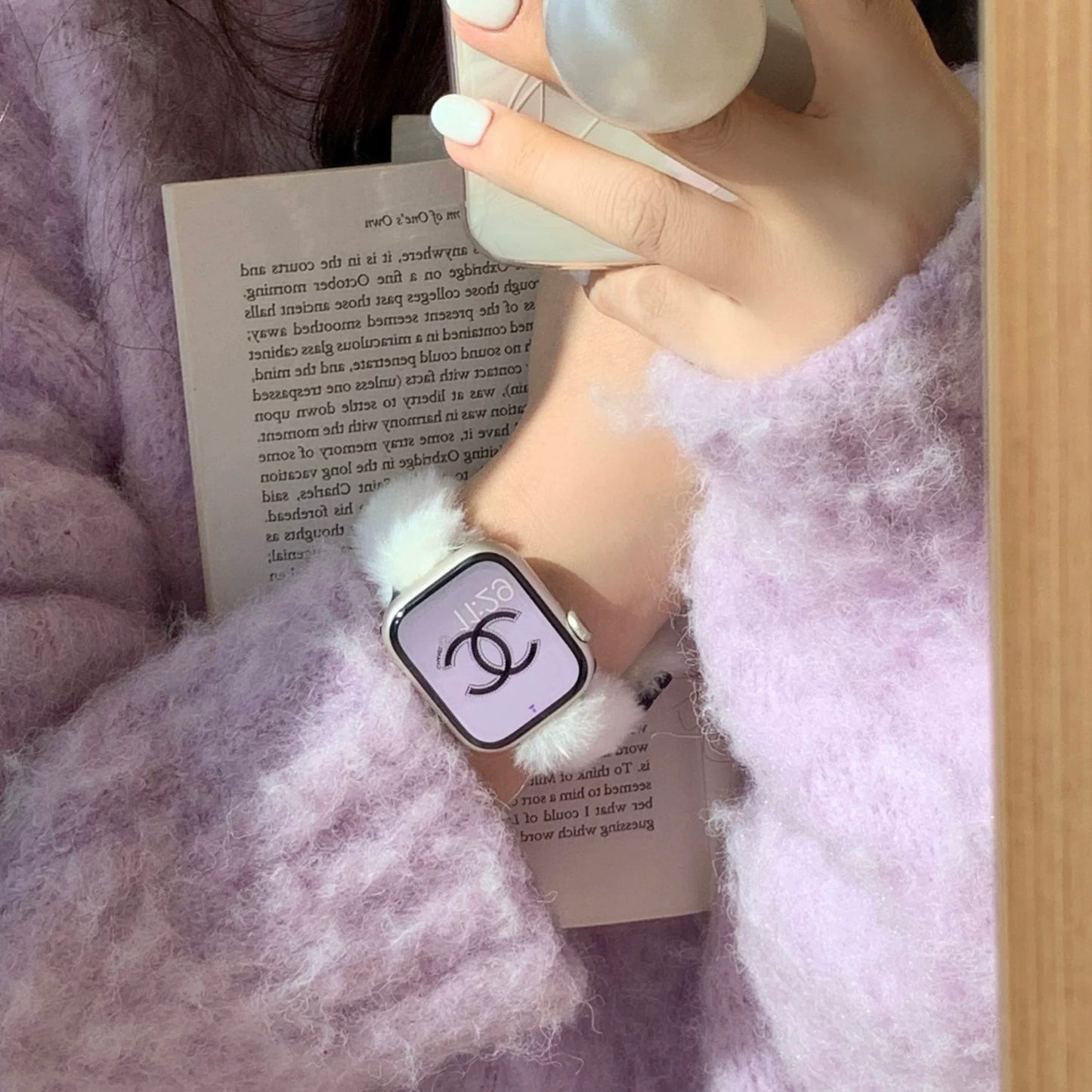 Fluffy Apple Watch Band モコモコAppleWatchバンド R02053