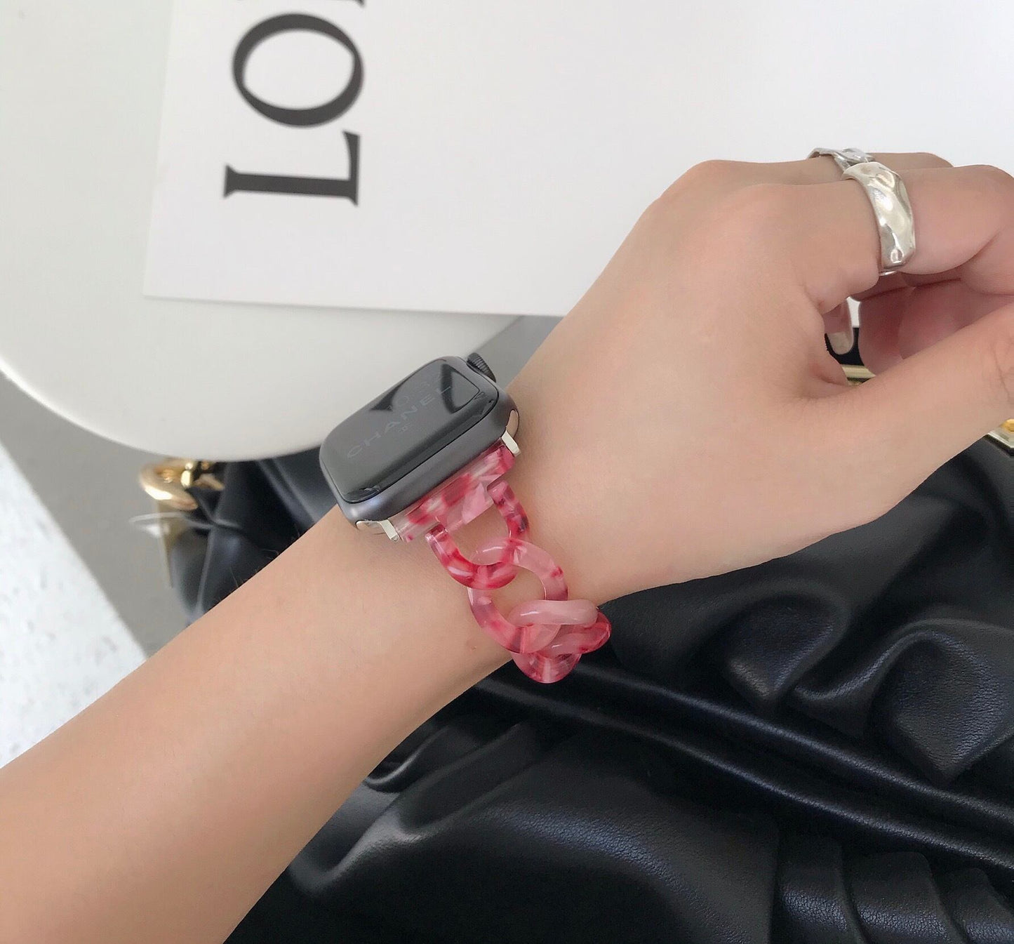樹脂のチェーンApple Watch Band アップルウォッチバンド AWB0082