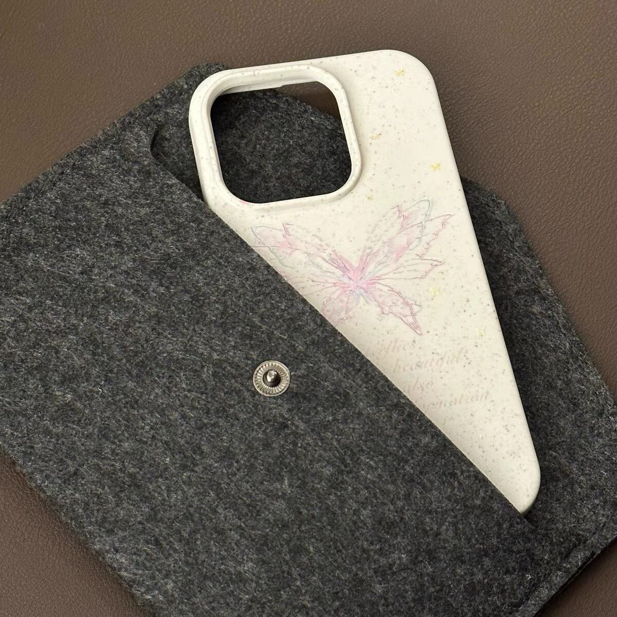 ”Butterfly Effect” degradable iPhone Case ”バタフライエフェクト”生分解性iPhoneケース R01388