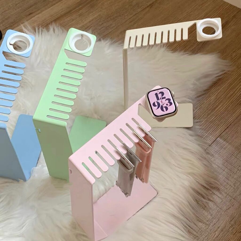 Pastel Color Apple Watch Band Stand パステルカラーApplewatchバンド収納充電スタンド R01441