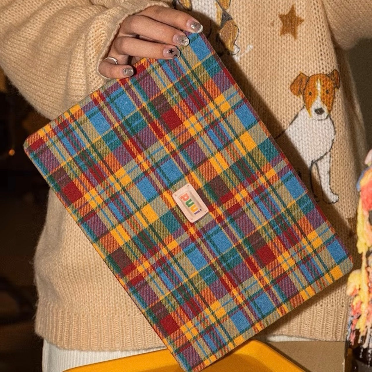 <Puui>Classic Check MacBook Cover クラシックチェック MacBookカバー R01455