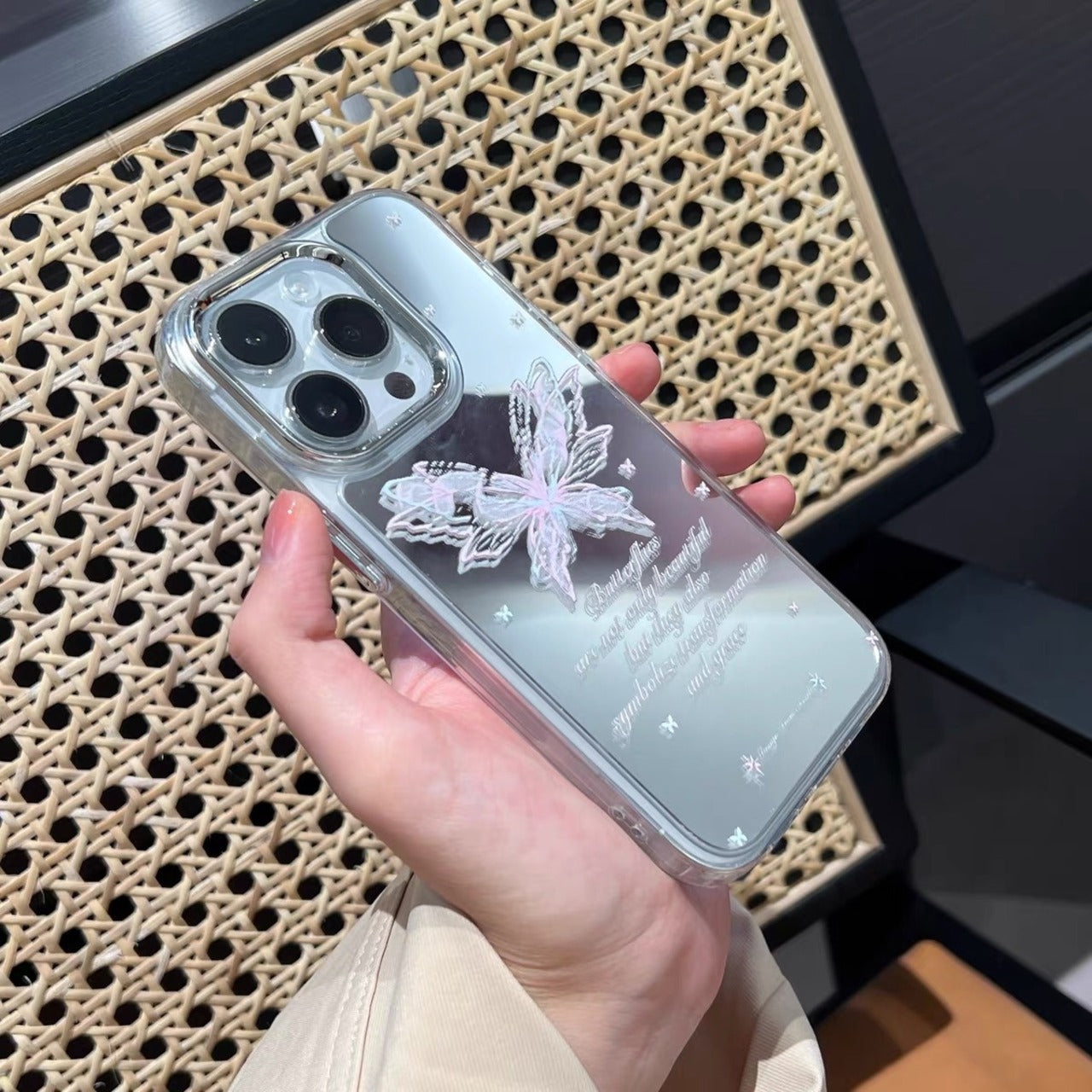 ”Butterfly Effect” Mirror iPhone Case ”バタフライエフェクト”ミラーiPhoneケース R01387
