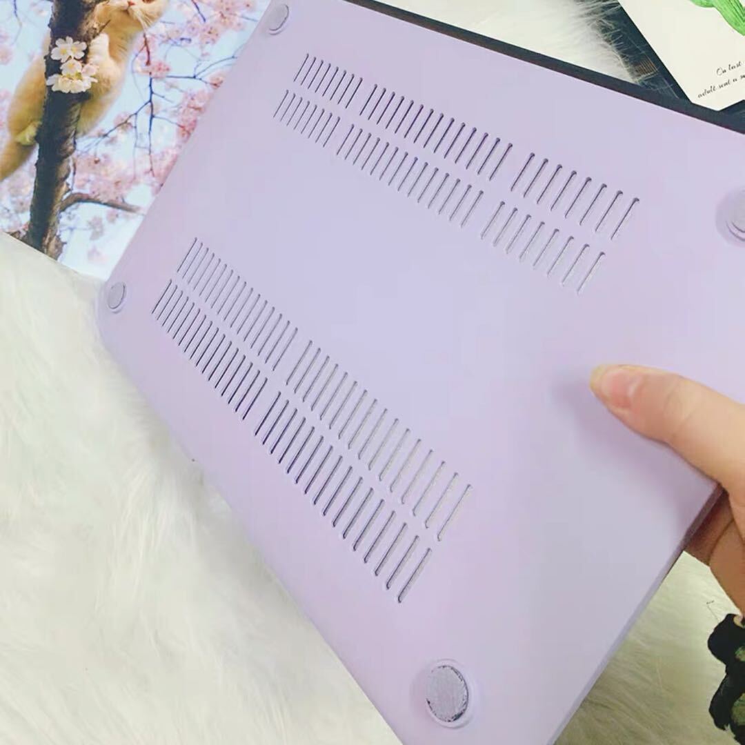 Simple Purple MacBook Cover シンプルパープルMacBookカバー MC0031