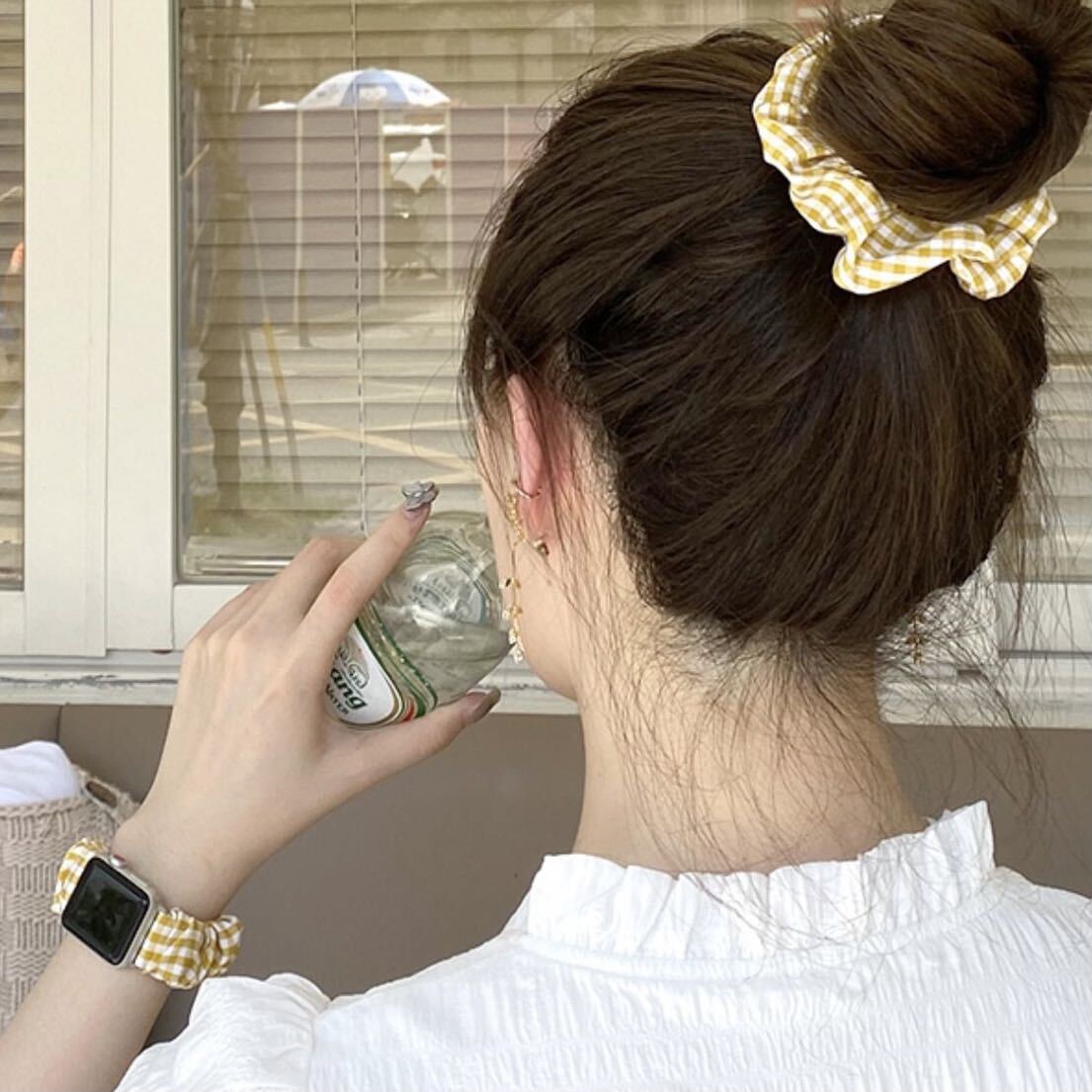 iSeriesWatch Apple Watch Belts ヘアゴム風 アップルウォッチベルト バンド 時計用ベルト AWB0030