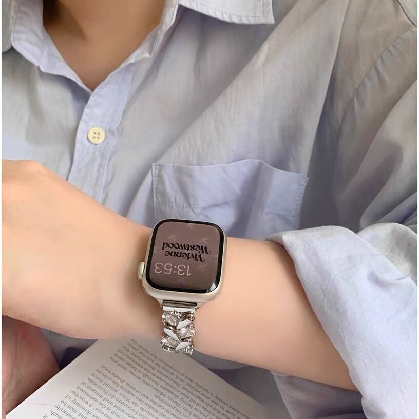 Shining Heart Apple Watch band キラキラハートApple Watchバンド R01410