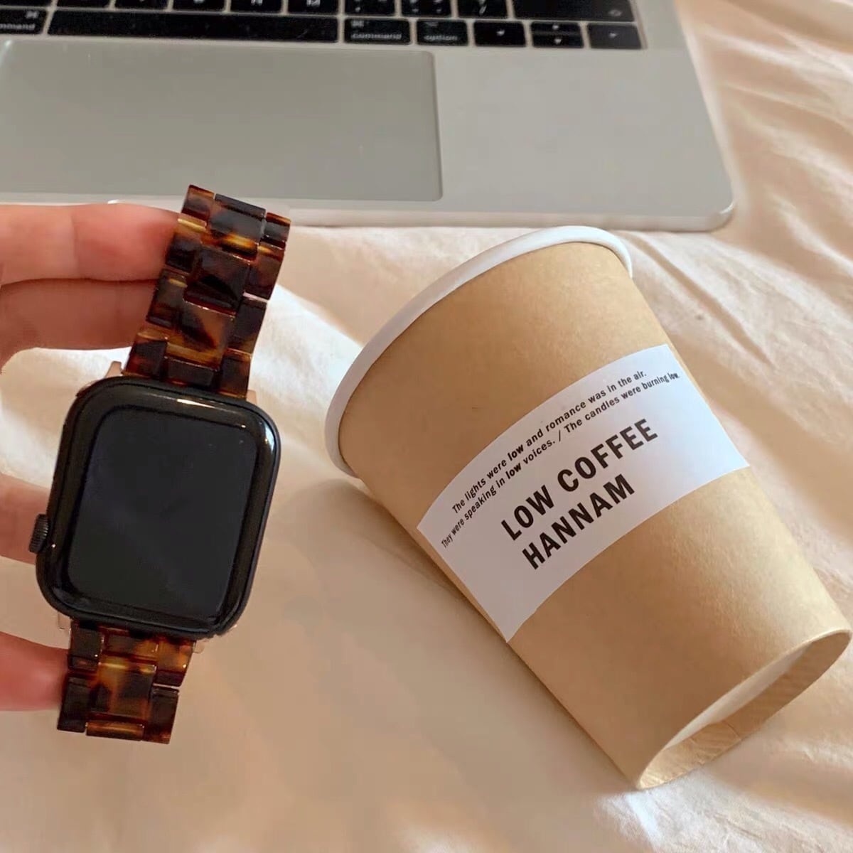 おしゃれなマーブル樹脂Apple Watch Band アップルウォッチバンド AWB0075
