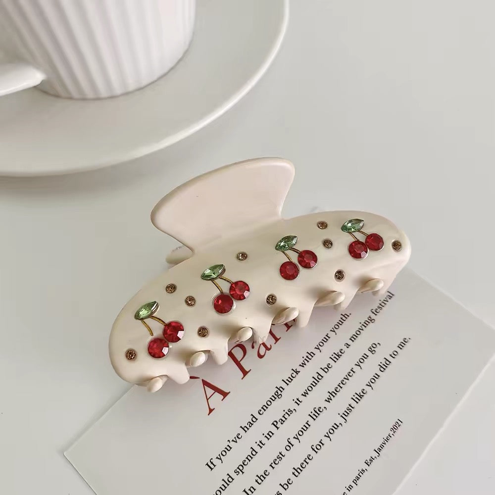 “Cherry Girl “ Hair Clip ”チェリーガール”ヘアークリップ R02139