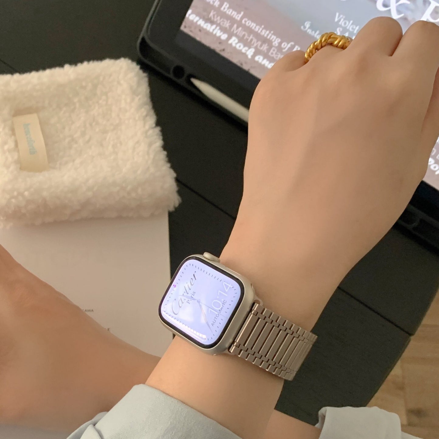 Simple Magnet Apple Watch Band シンプルマグネットApple Watchバンド R01439