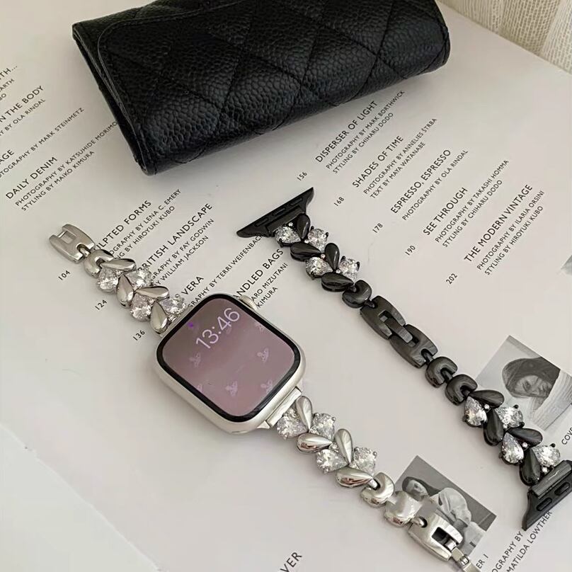 Shining Heart Apple Watch band キラキラハートApple Watchバンド R01410