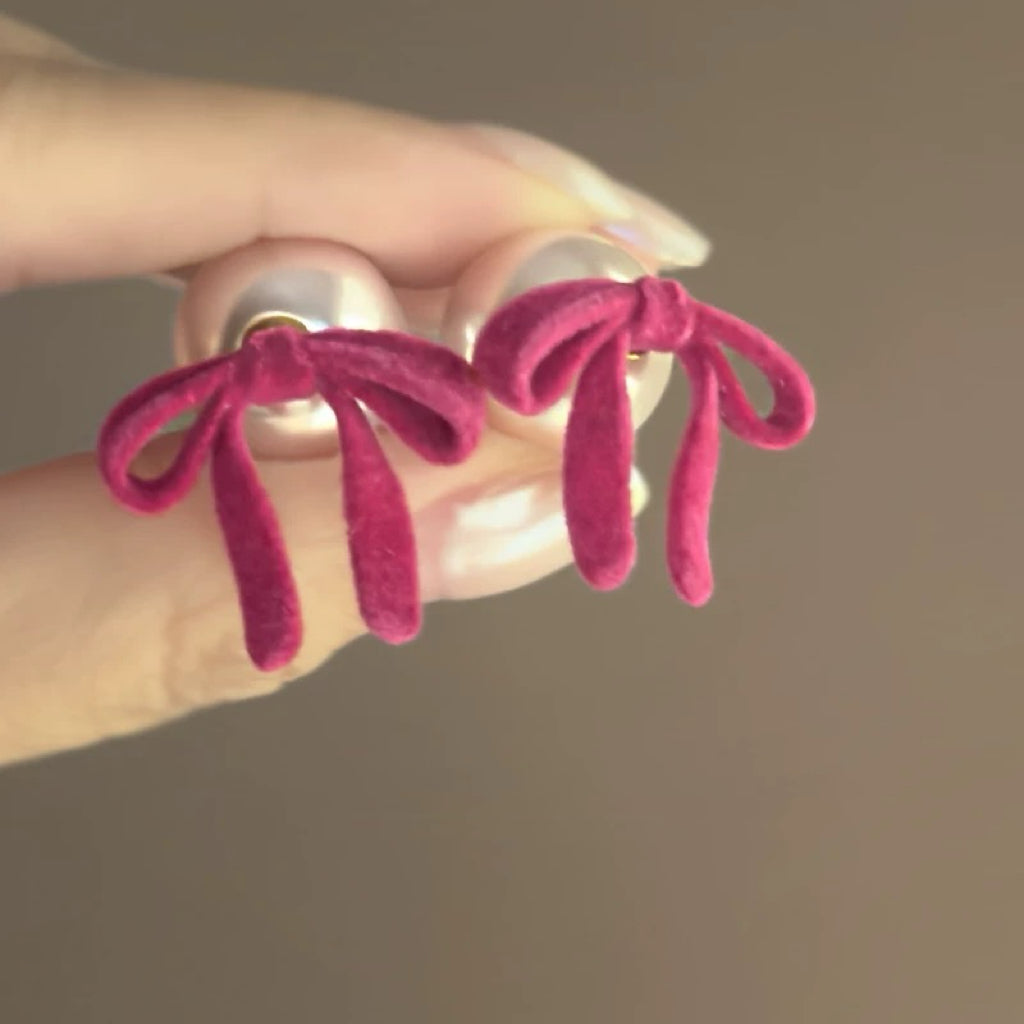 "Ribbon Girls" Earring ”リボンガールズ”ピアス R02072