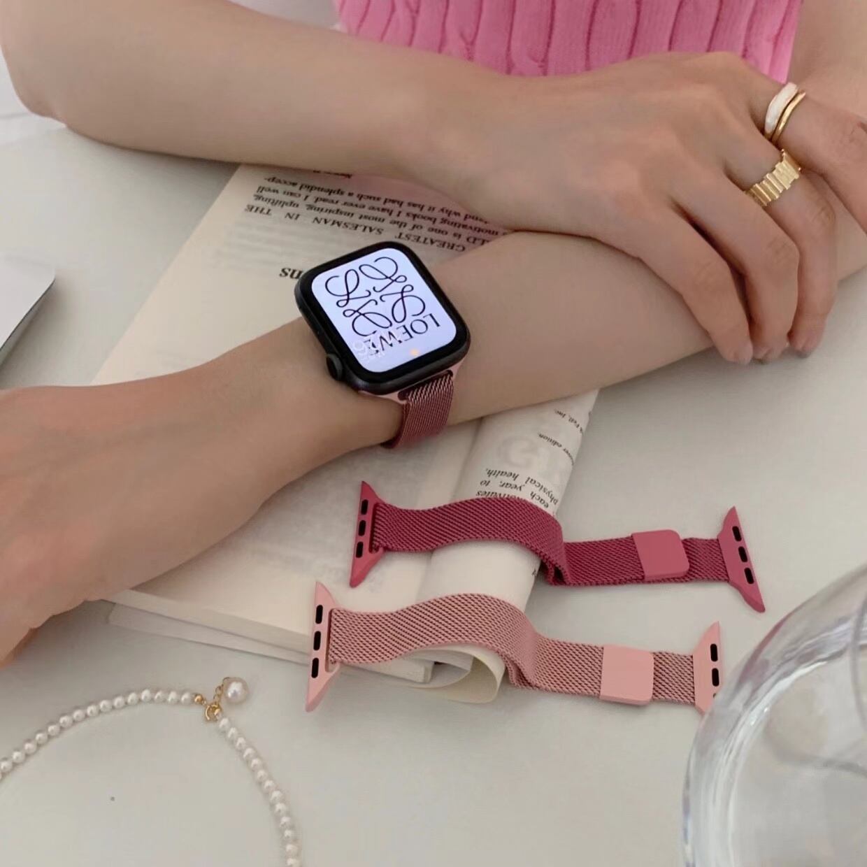 Simple Skinny Colorful Magnet Apple Watch Band シンプルスキニーカラフルマグネットバンド R01257