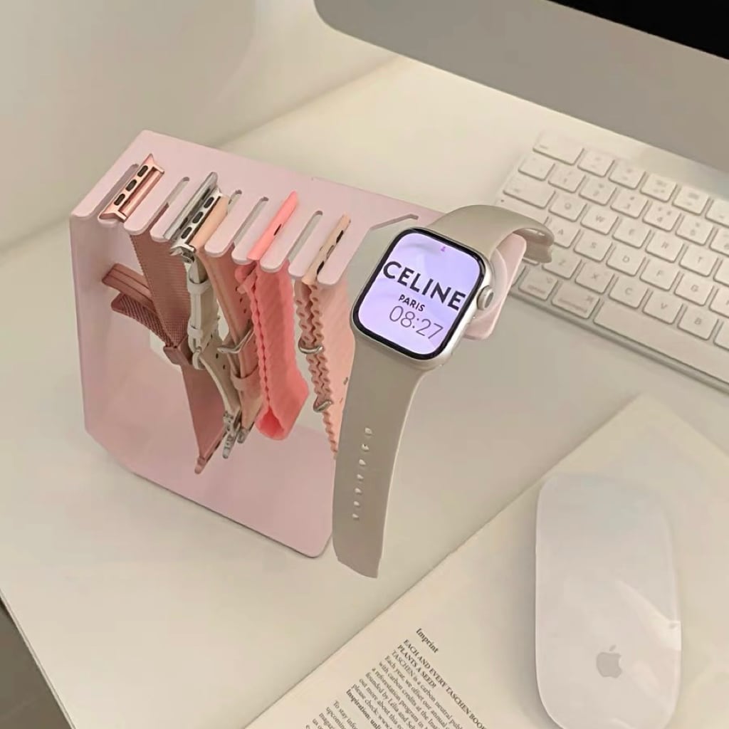 Pastel Color Apple Watch Band Stand パステルカラーApplewatchバンド収納充電スタンド R01441