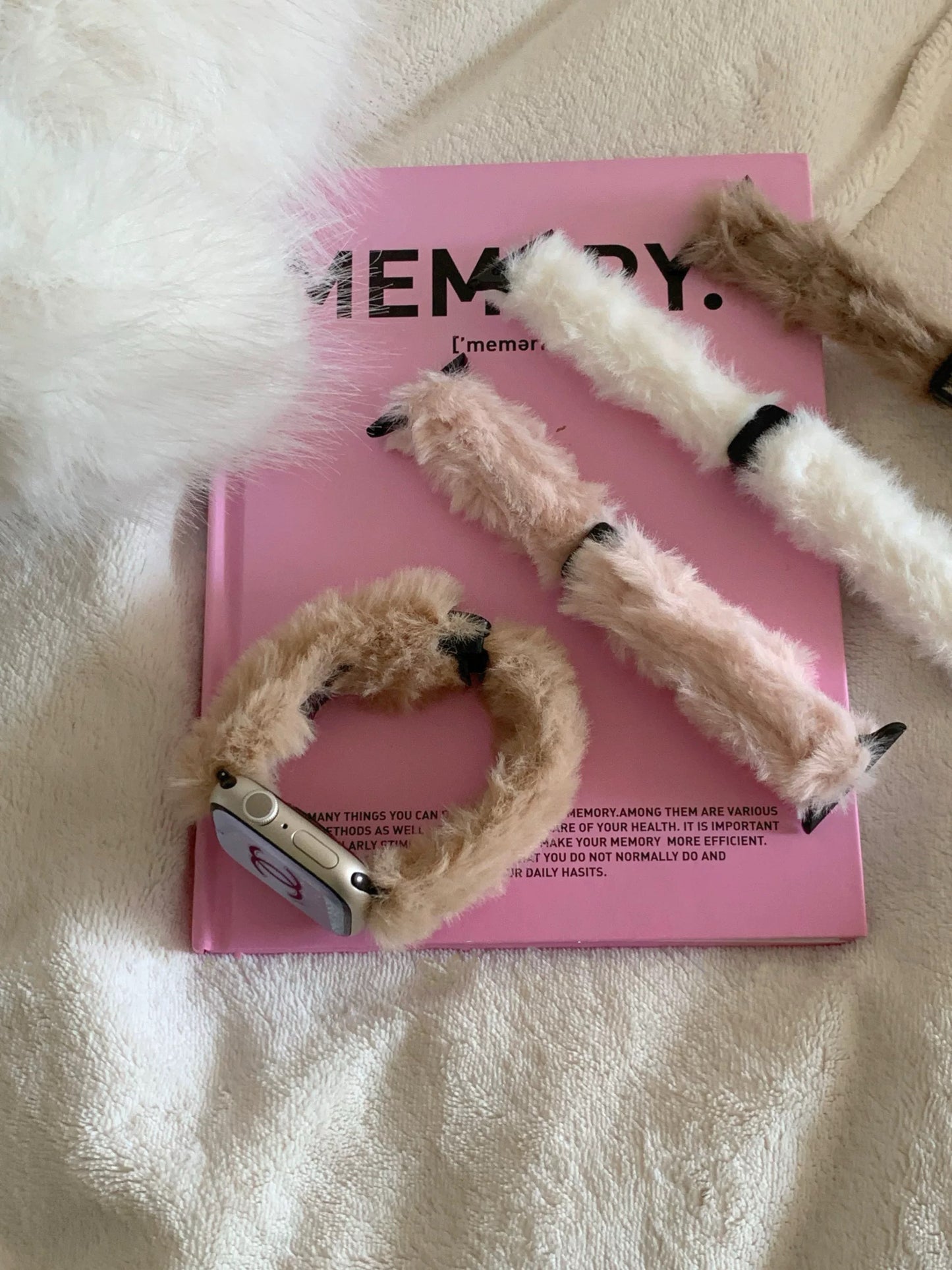 Fluffy Apple Watch Band モコモコAppleWatchバンド R02053