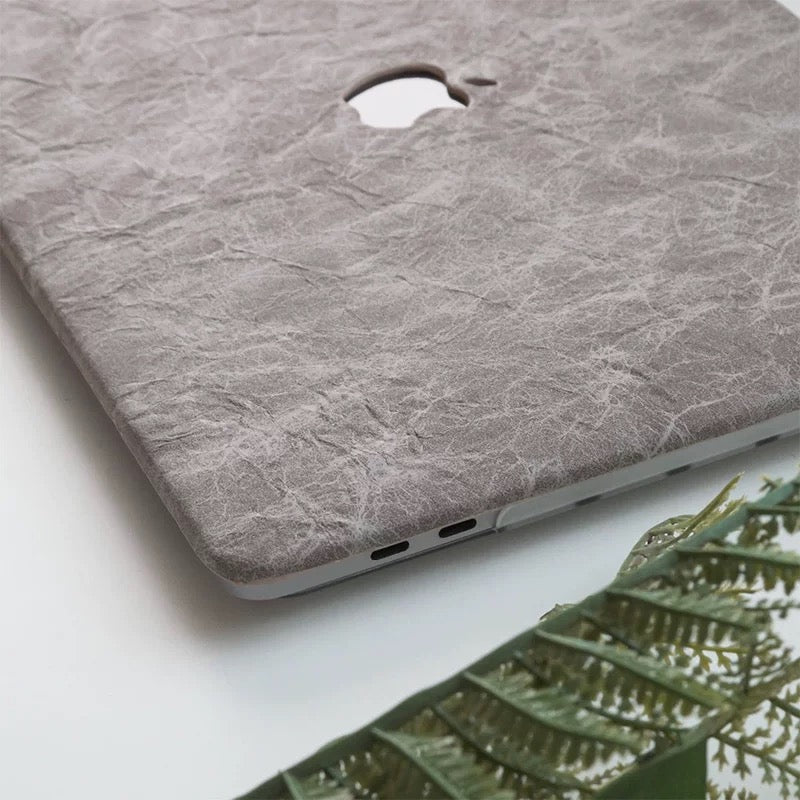 Brown Rock Texture MacBook Cover ブラウンロック模様MacBookカバー R02024