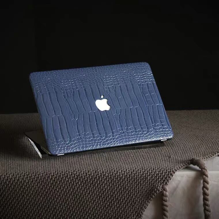 Navy Leather MacBook Cover ネイビーレザーマックブックカバー MC0023