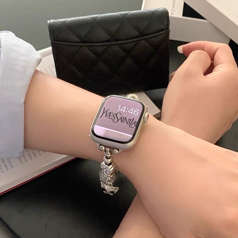 Cute Charm Bracelet Apple Watch band かわいいチャームのブレスレット風Apple Watchバンド R01411