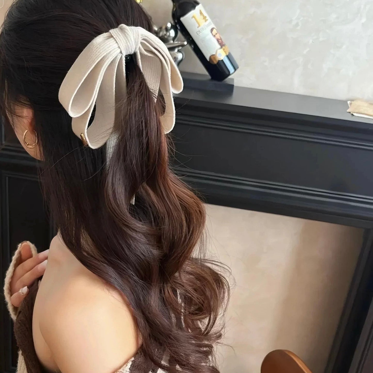 “Lady Ribbon “ Hair Clip ”レディーリボン”ヘアークリップ R02134
