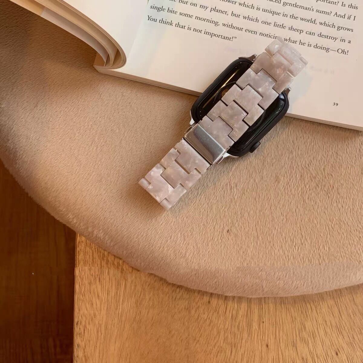 おしゃれなマーブル樹脂Apple Watch Band アップルウォッチバンド AWB0086