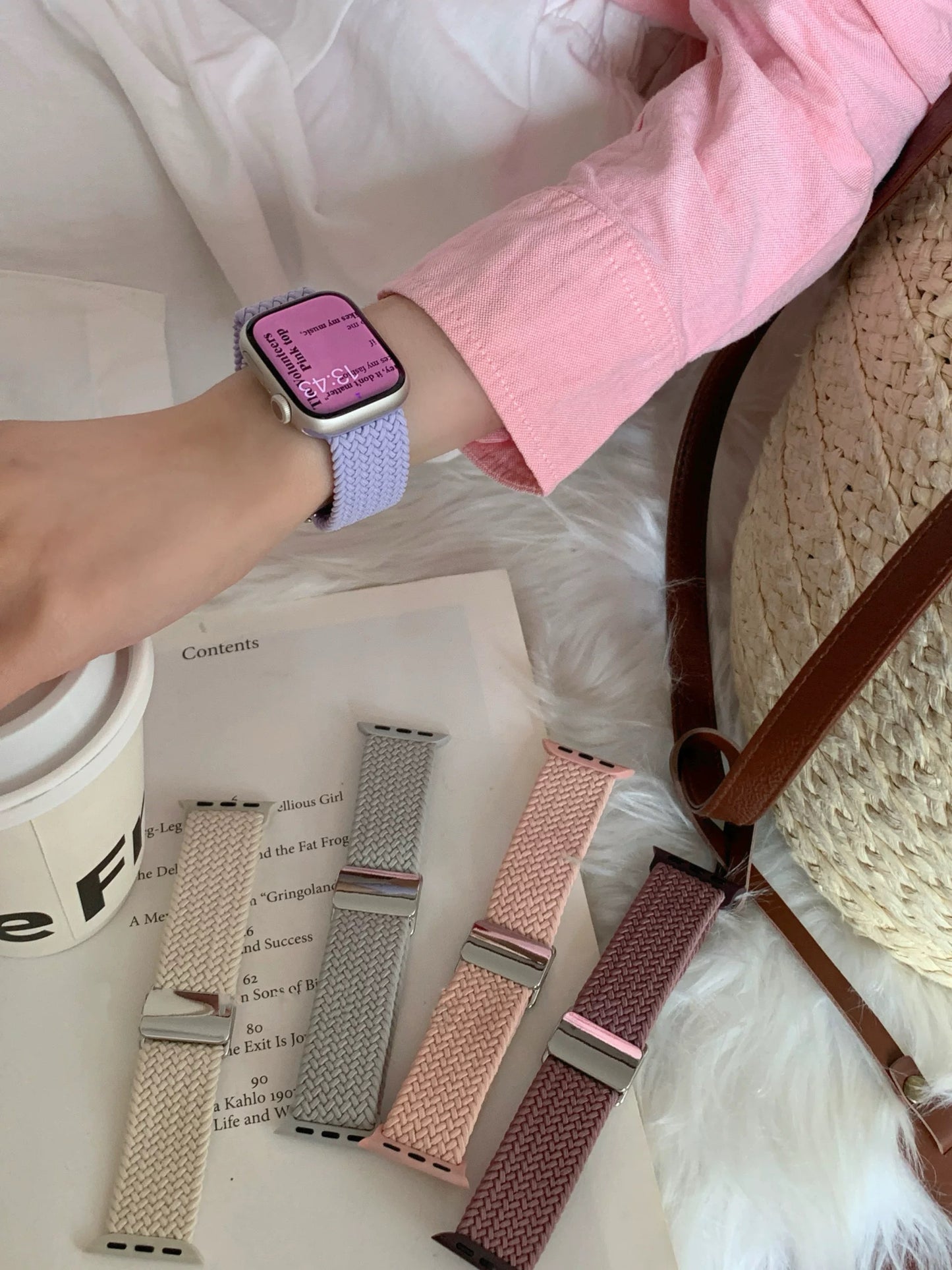 Colorful Nylon Apple Watch Band カラフルナイロンAppleWatchバンド R02091