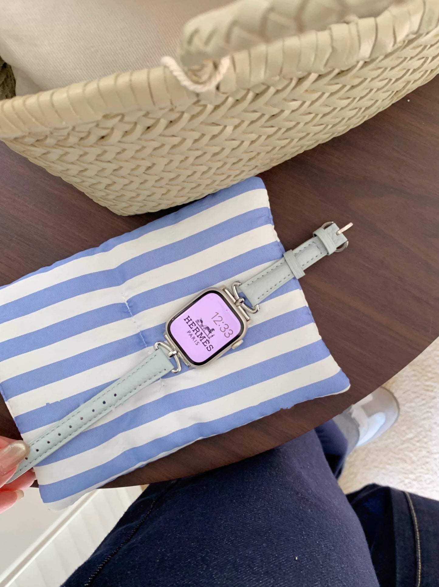 Pastel Leather Apple Watch Band パステルレザーAppleWatchバンド R02089