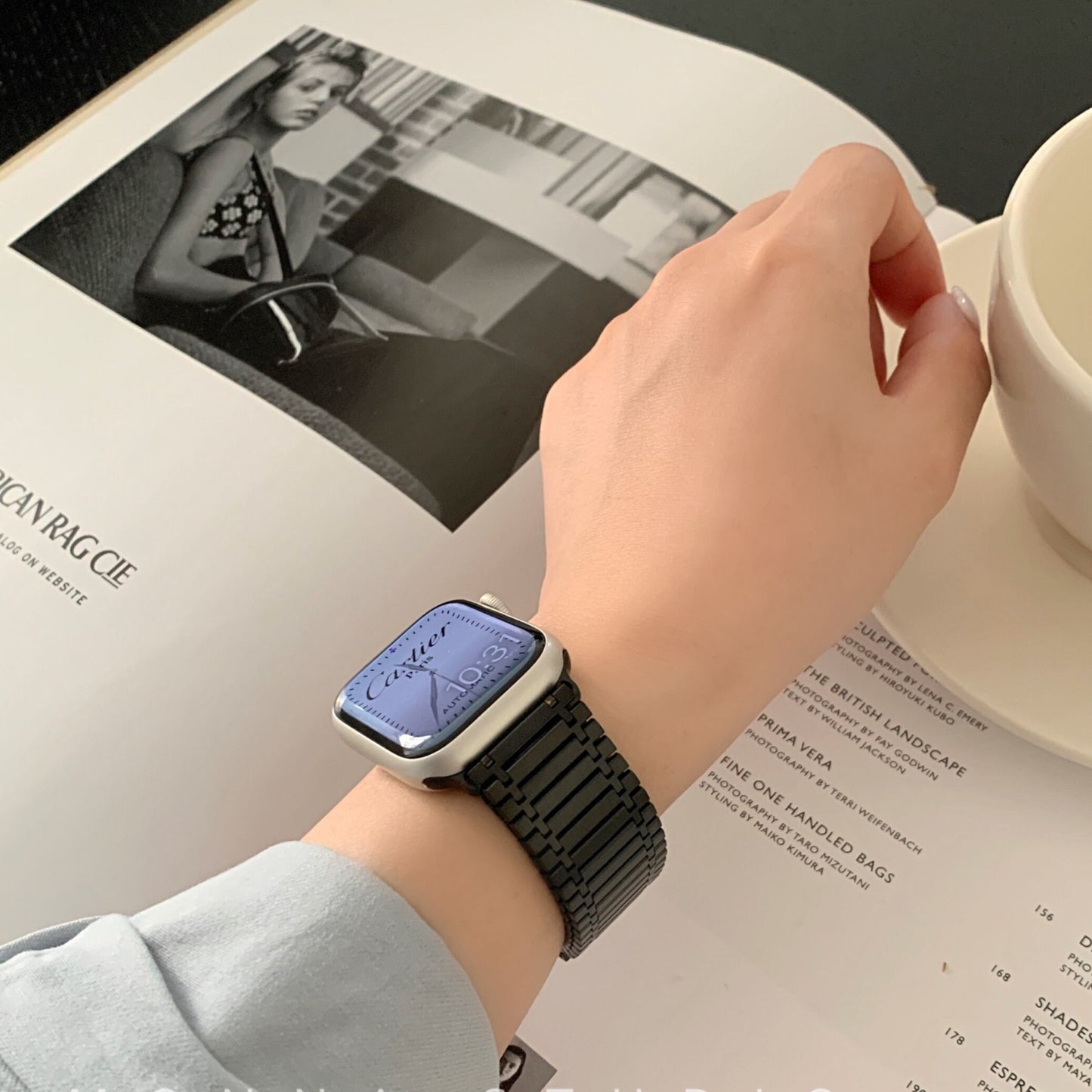 Simple Magnet Apple Watch Band シンプルマグネットApple Watchバンド　R01439