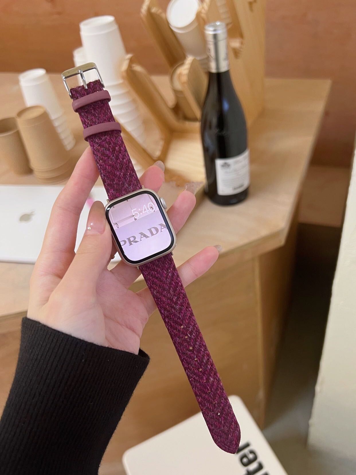 Elegant Tweed Apple Watch Band　R01166