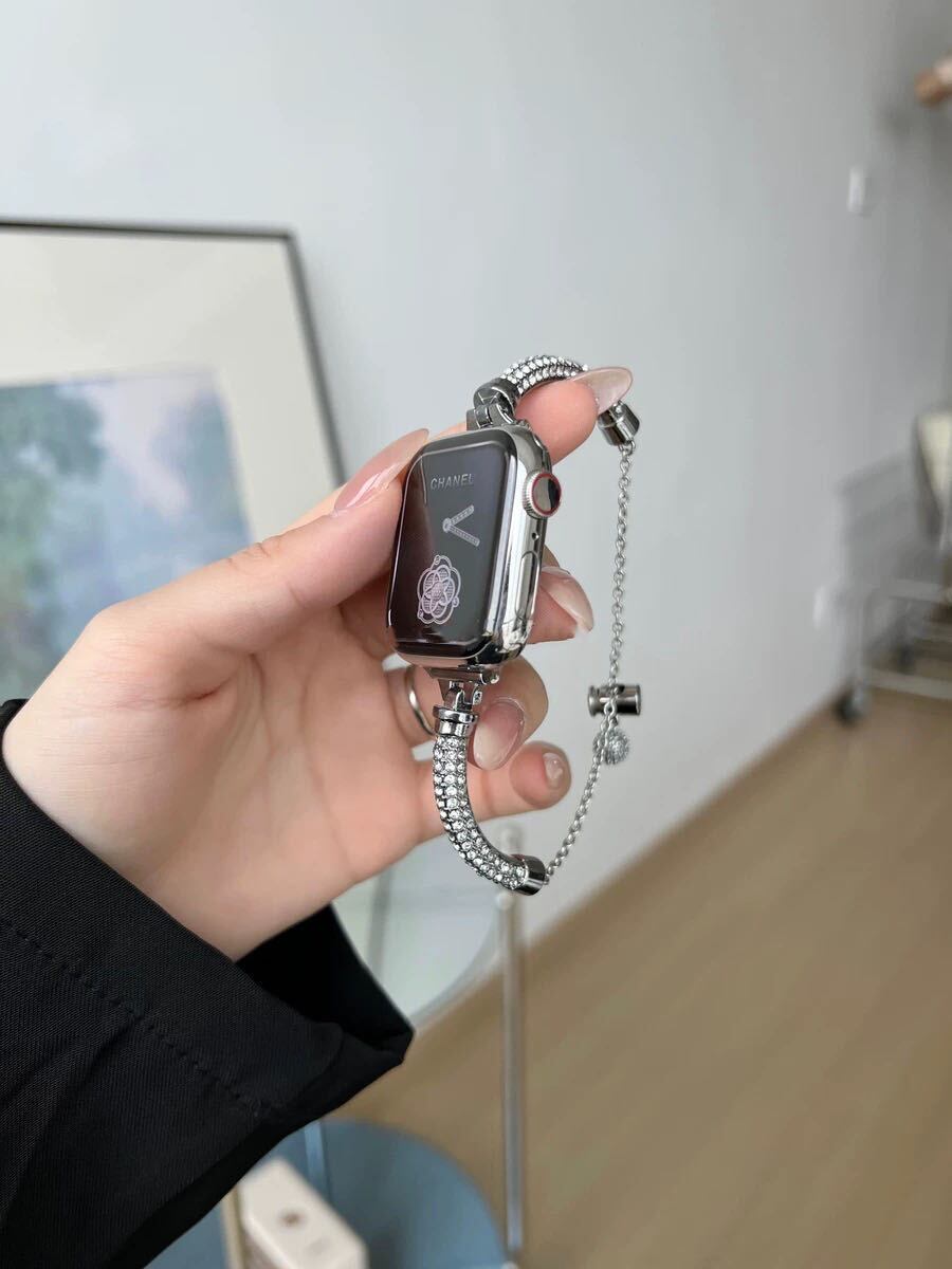 Shining Bracelet Apple Watch Band キラキラブレスレット風Apple Watchバンド　R01286