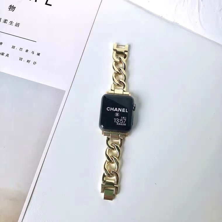 かわいいチェーンのApple Watch Belts アップルウォッチベルト バンド 時計用ベルト AWB0010