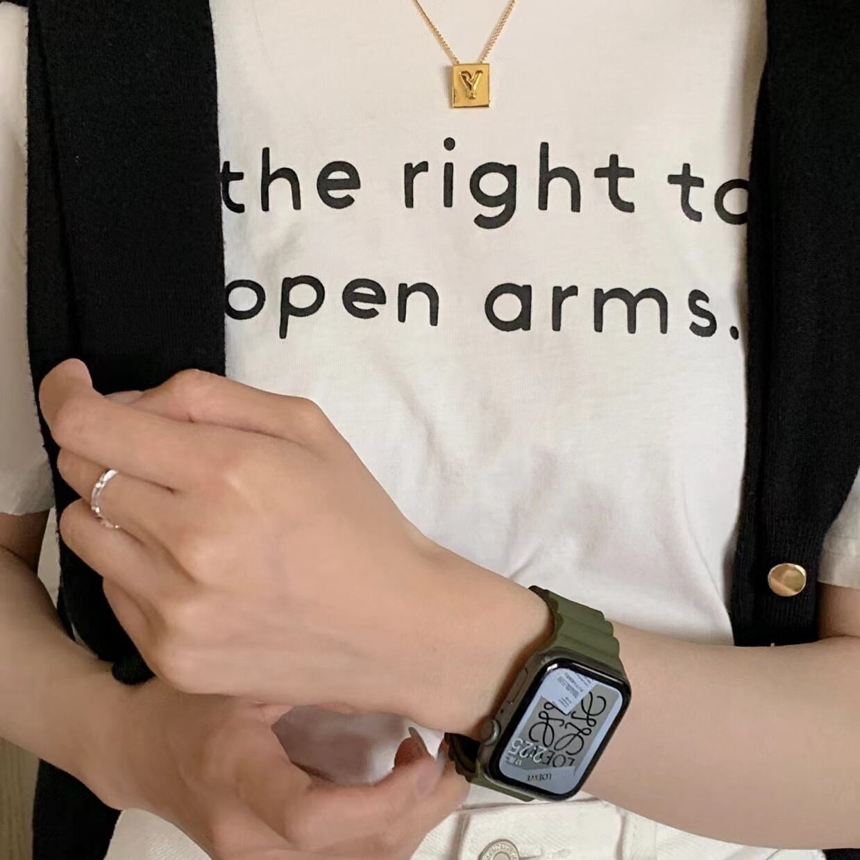 Simple Silicon Apple Watch Band シンプルシリコンアップルウォッチバンド　R01270