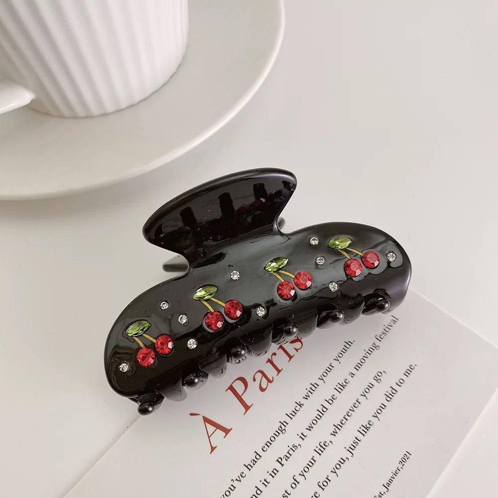 “Cherry Girl “ Hair Clip ”チェリーガール”ヘアークリップ　R02139