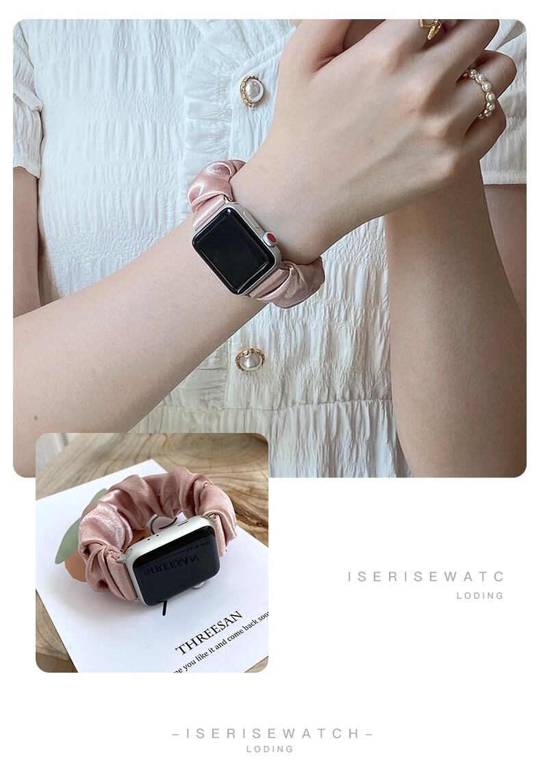 iSeriesWatch Apple Watch Bands ヘアゴム風　アップルウォッチバンド AWB0031