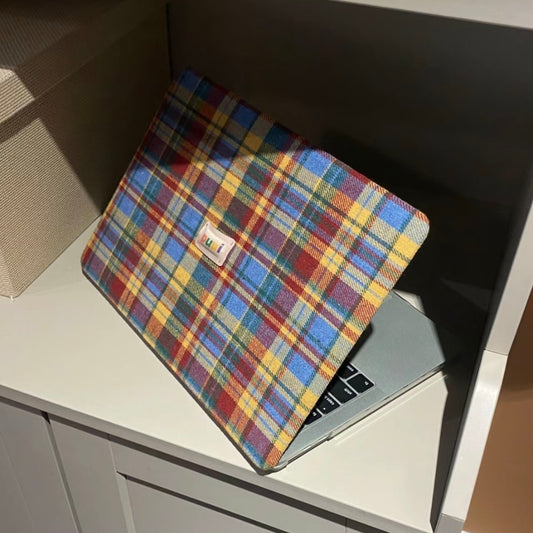 ＜Puui＞Classic Check MacBook Cover　クラシックチェック MacBookカバー　R01455