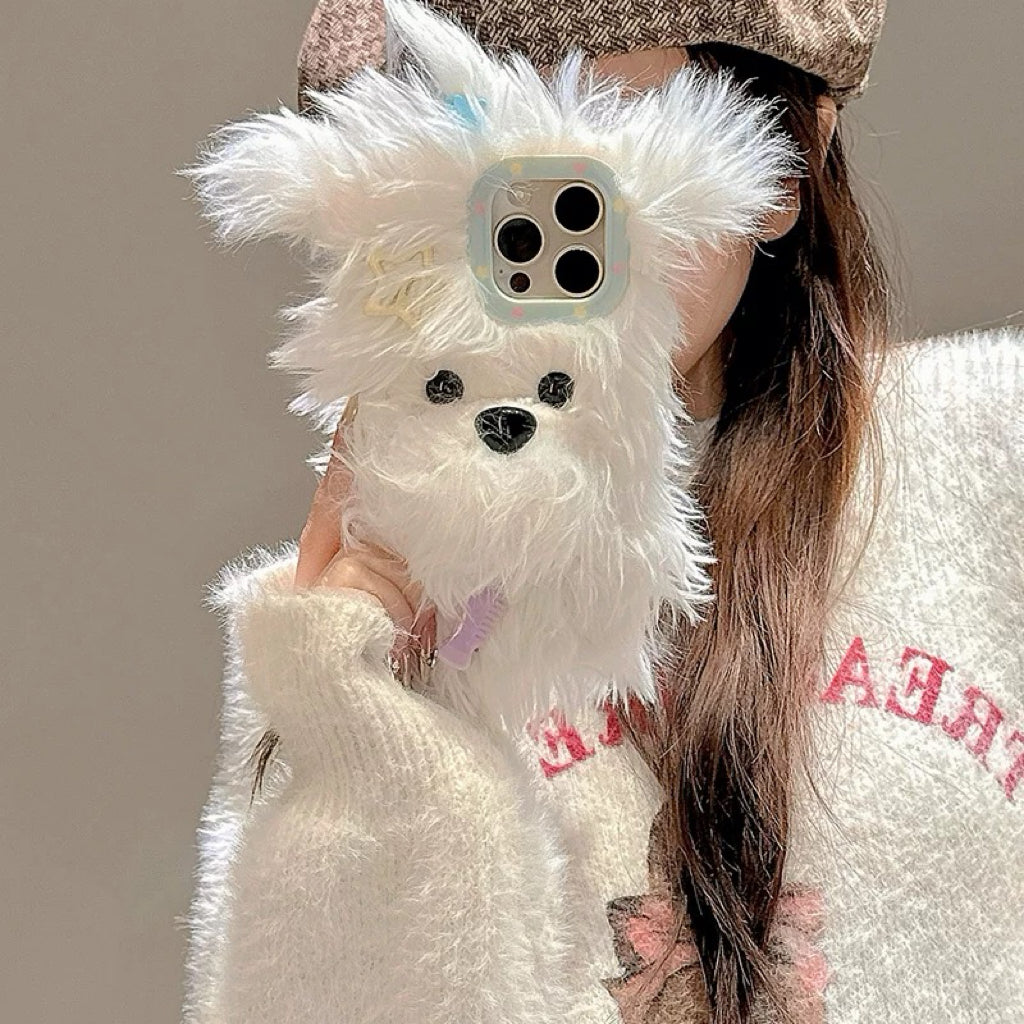 ”Scruffy Cutie Puppy" iPhone Case ”ボサボサキュートワンちゃん” iPhoneケース　R02128