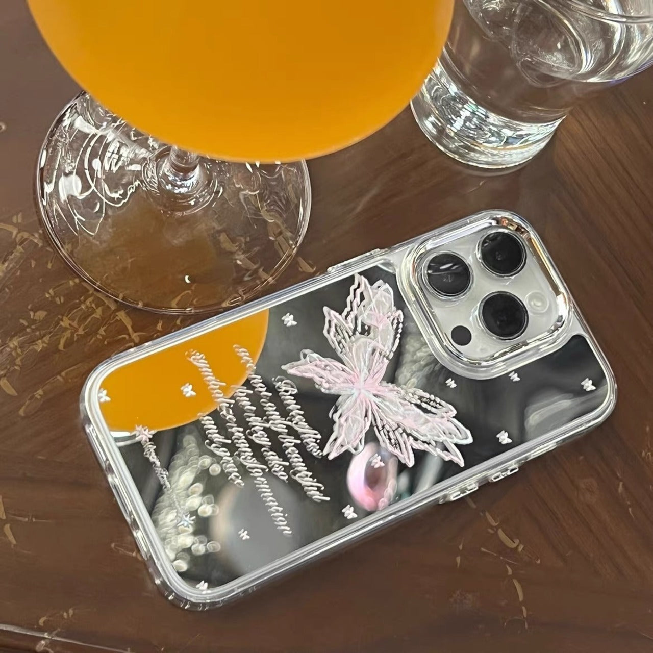 ”Butterfly Effect” Mirror iPhone Case ”バタフライエフェクト”ミラーiPhoneケース　R01387