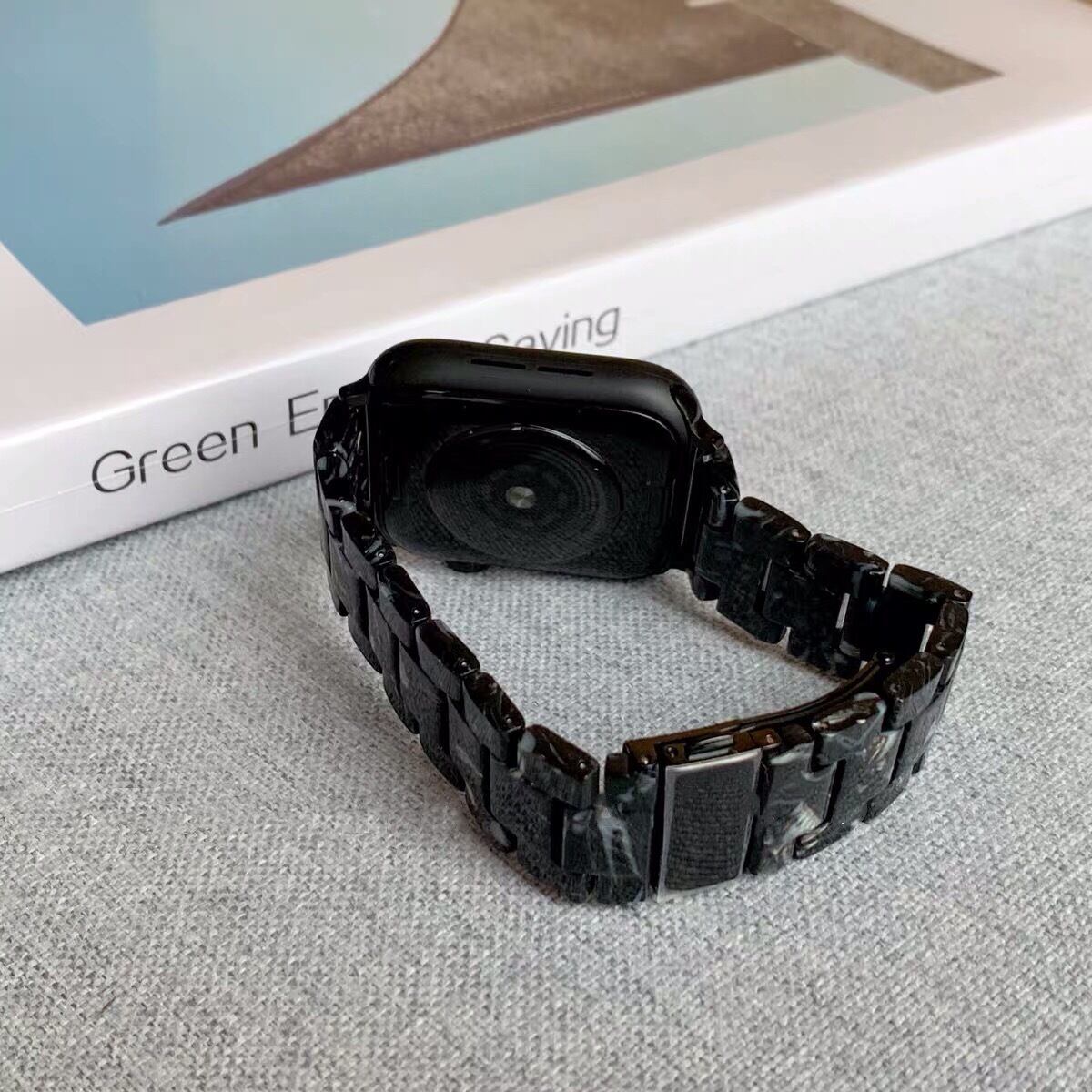 おしゃれなマーブル樹脂Apple Watch Band アップルウォッチバンド AWB0088