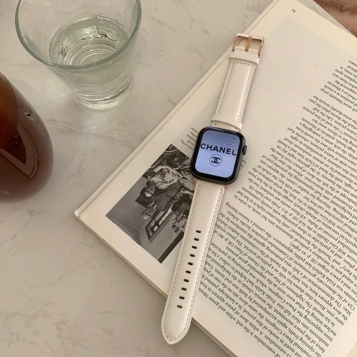 Simple Leather Apple Watch Band シンプルレザーアップルウォッチバンド R01281