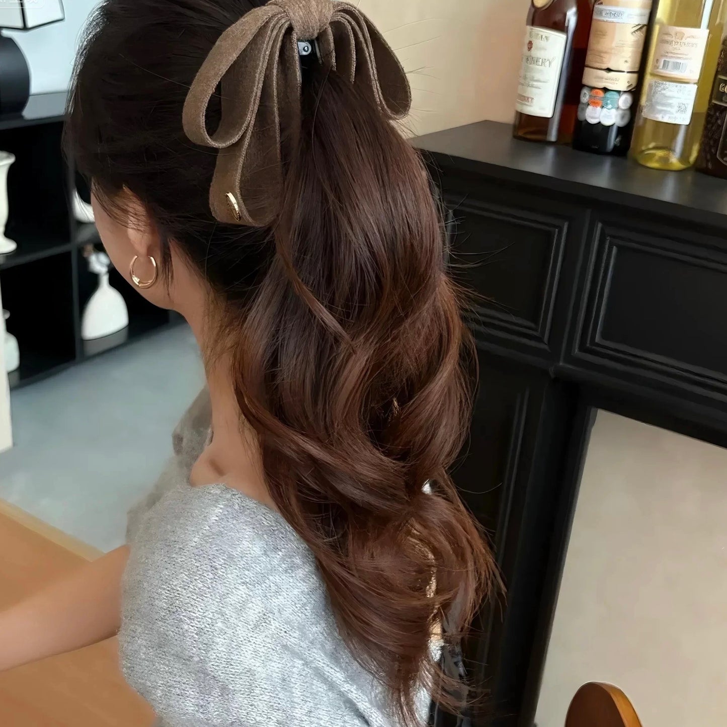 “Lady Ribbon “ Hair Clip ”レディーリボン”ヘアークリップ　R02134