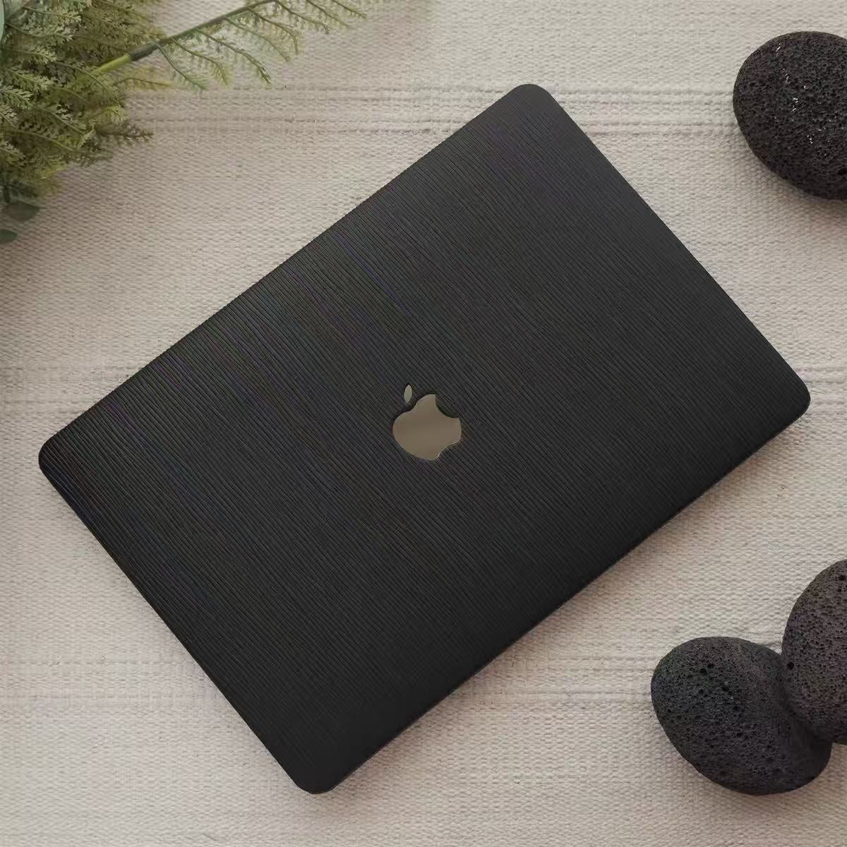 Black Texture MacBook Cover　ブラックテクスチャーMacBookカバー　R02171