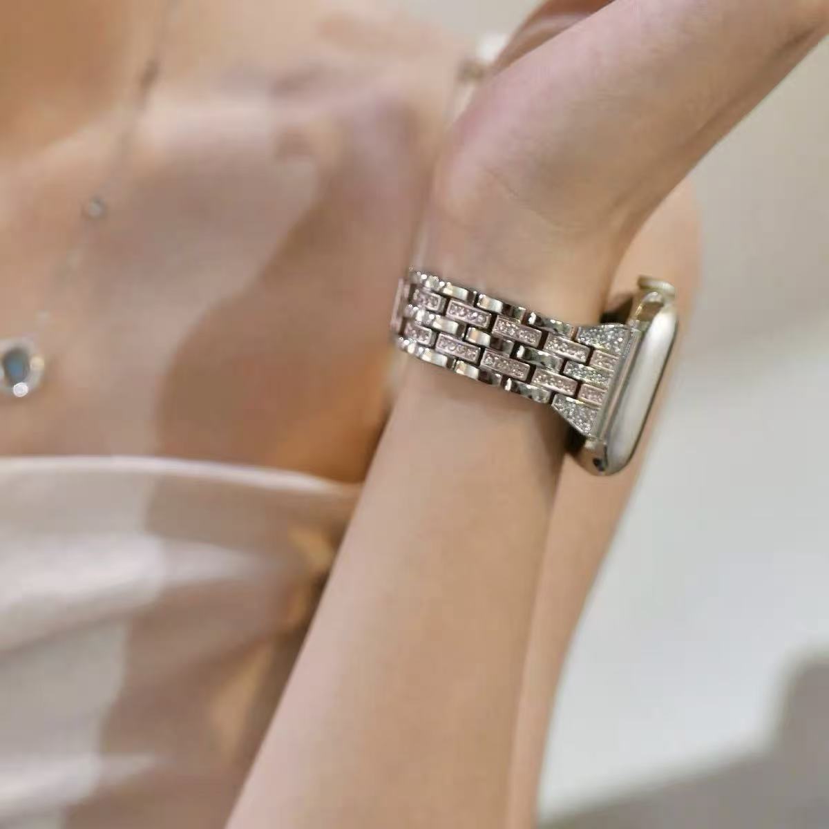 Elegant Shining Apple Watch Band　 エレガントキラキラAppleWatchバンド　R02175