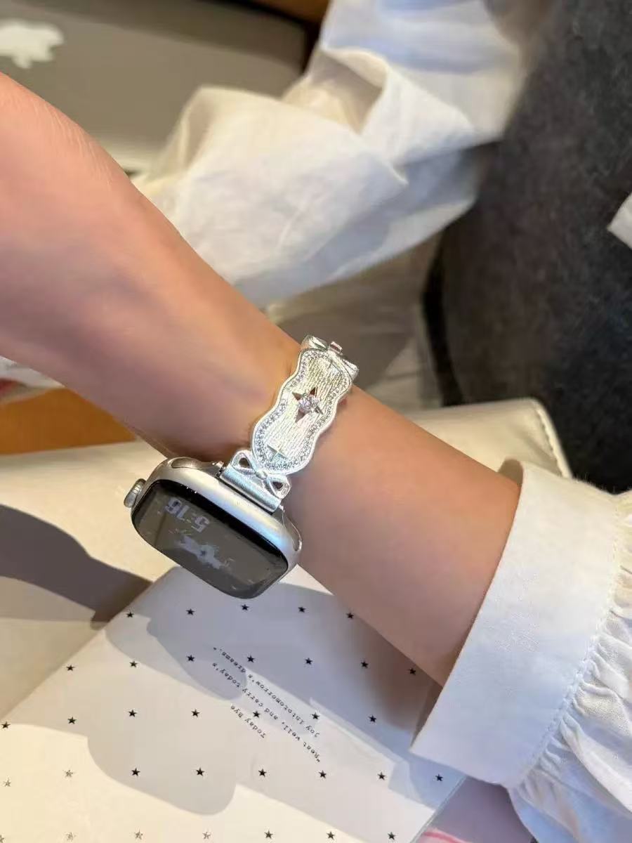 Star Shining Bracelet Style Apple Watch Band　 スタ－キラキラブレスレットスタイルAppleWatchバンド　R02162