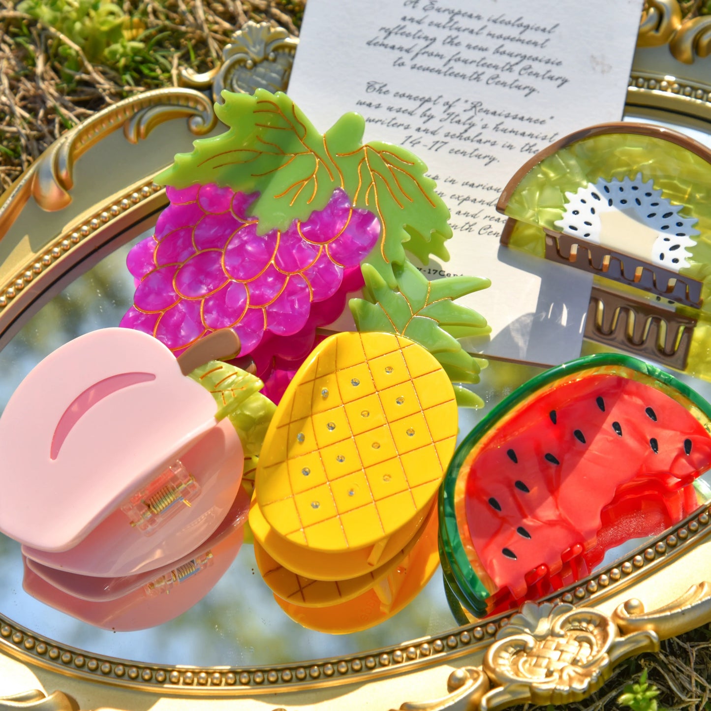 “Tropical Hair “ Hair Clip ”トロピカルヘアー”ヘアークリップ　R02133