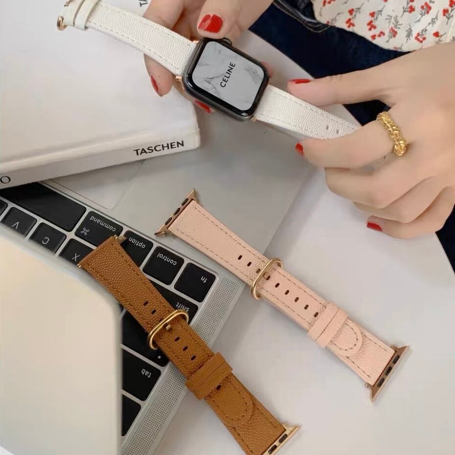 Simple Leather Apple Watch Band シンプルレザーアップルウォッチバンド　R01275