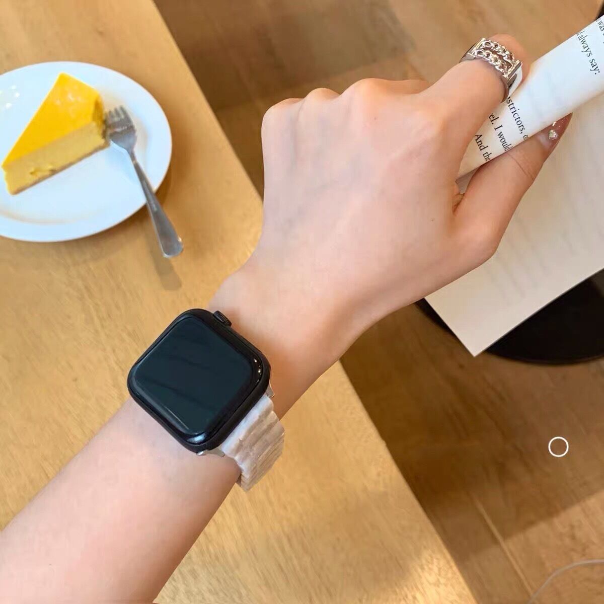 おしゃれなマーブル樹脂Apple Watch Band アップルウォッチバンド  AWB0086