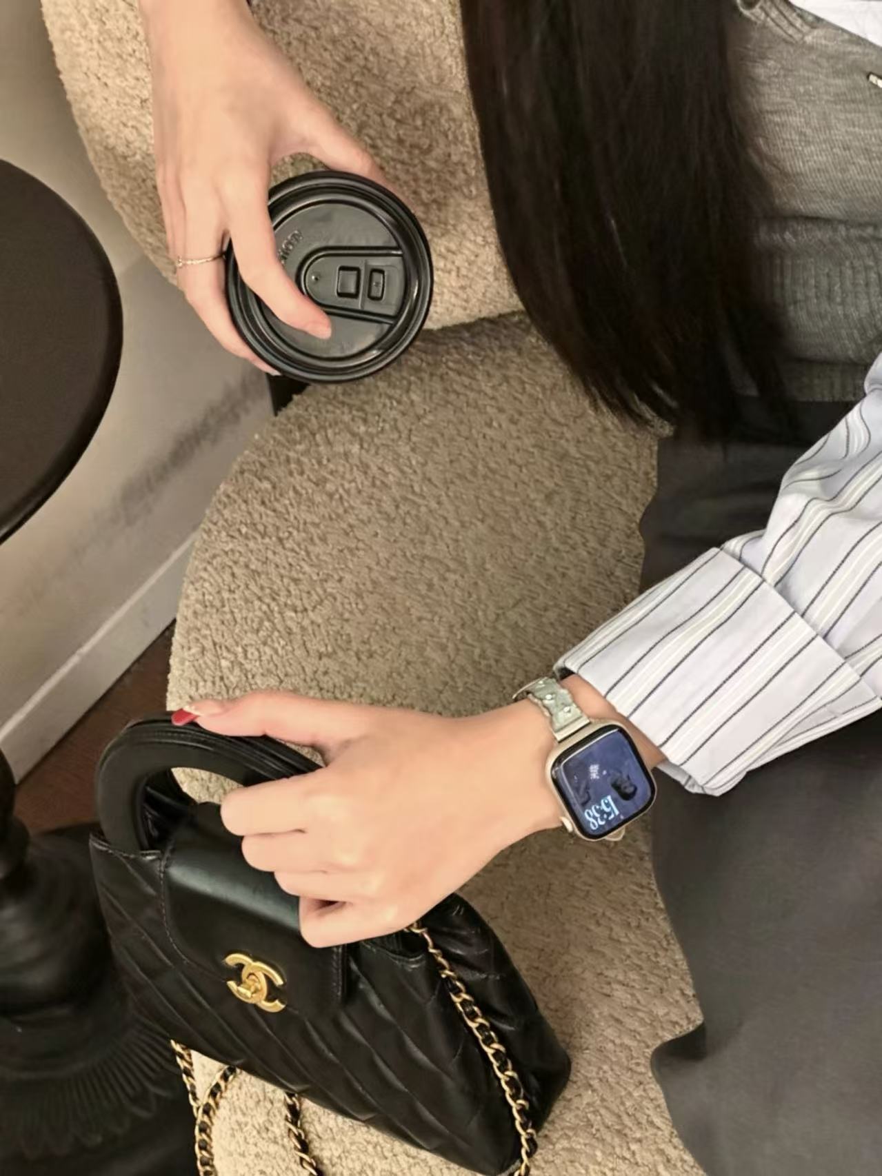 Elegant Shining Leather Style Apple Watch Band　 エレガントキラキラレザースタイルAppleWatchバンド　R02157