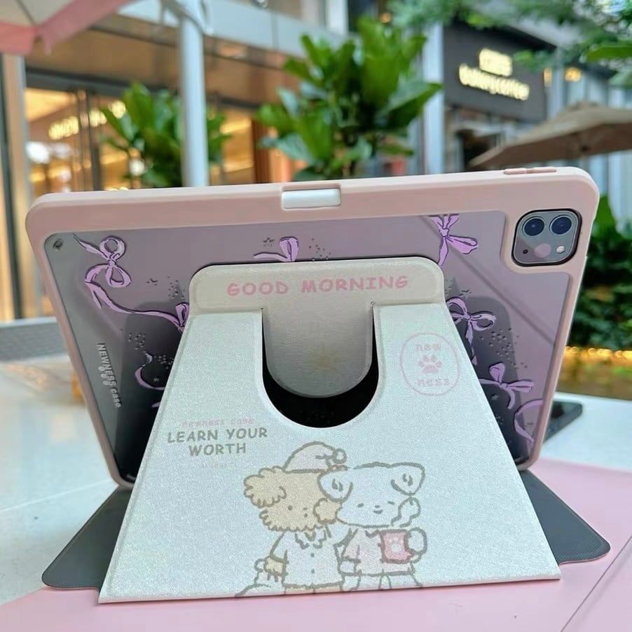 Ribbon Clear iPad Case リボンクリアiPadケース　R0139