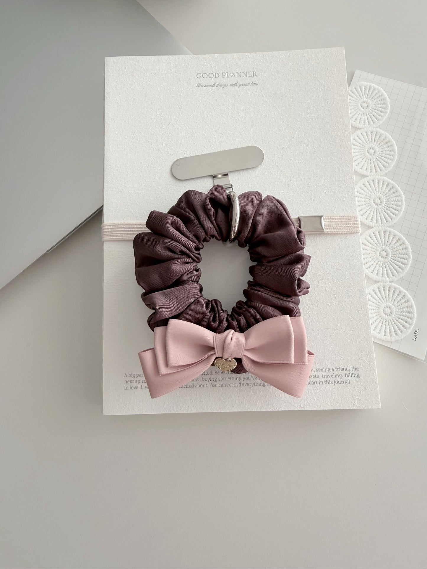 Scrunchie Phone Accessory シュシュスマホアクセサリー　R02148
